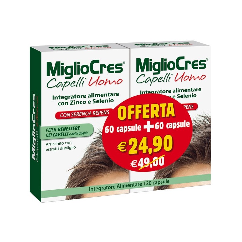MIGLIOCRES UOMO 60+60 Capsule PROMO