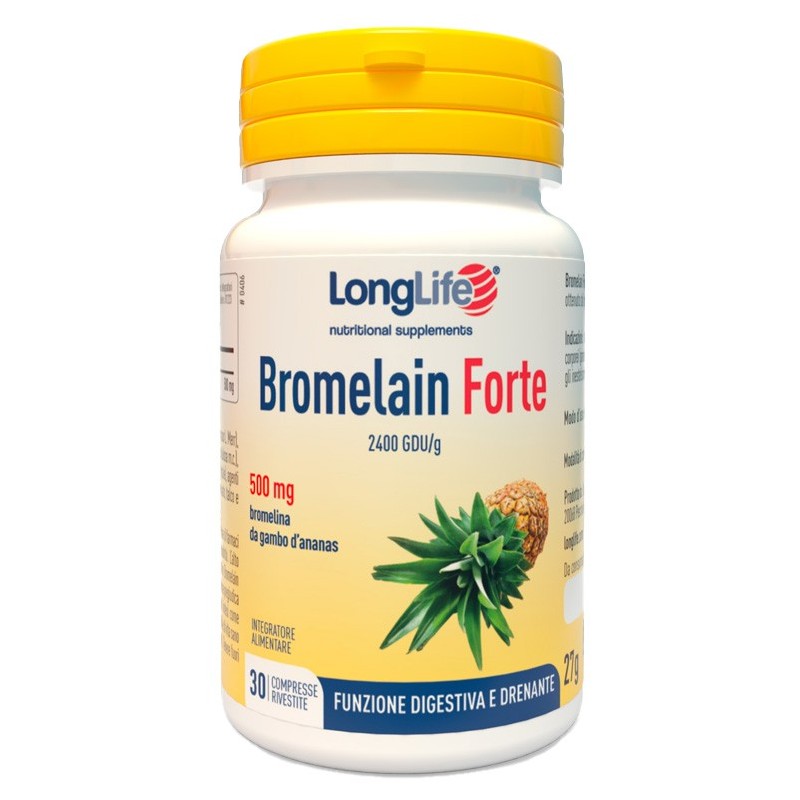 LONGLIFE BROMELAIN FORTE 30 Compresse