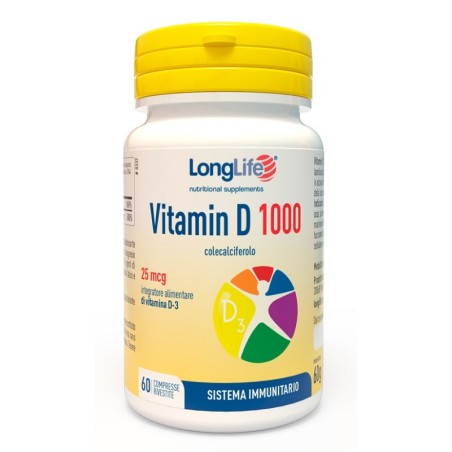 LONGLIFE VITAMIN D1000UI 60 Compresse