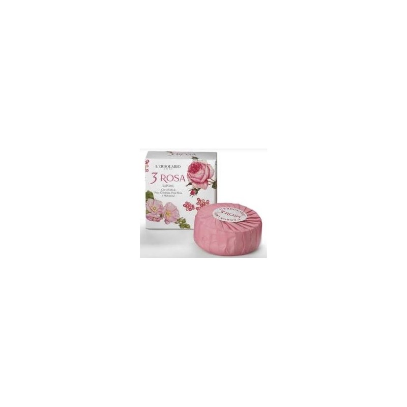 3 ROSA SAPONE PROFUMATO 100G