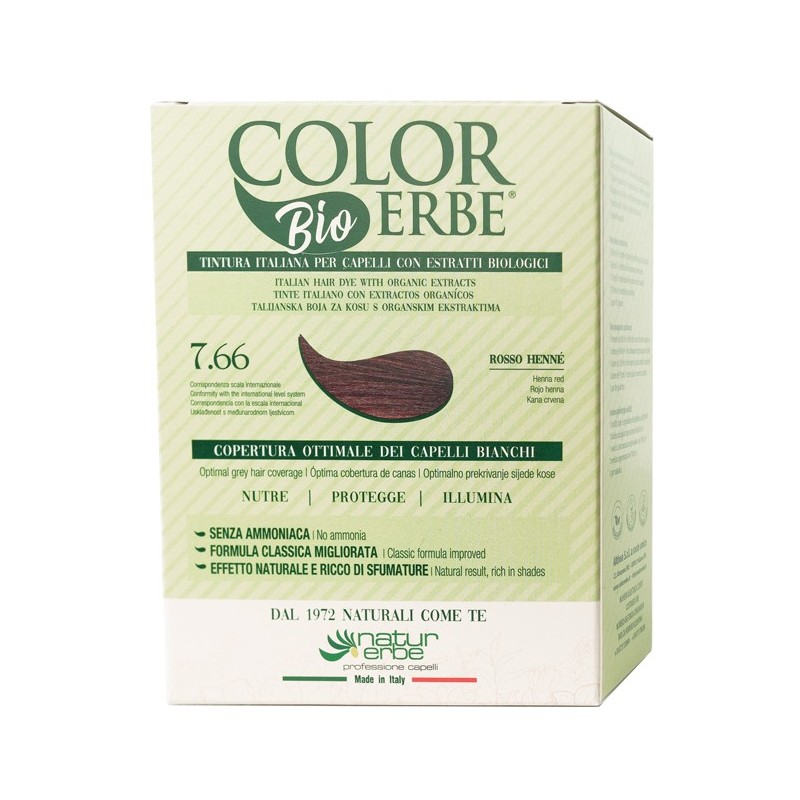 COLOR ERBE BIO ROSSO HENN 7,66