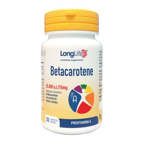 LONGLIFE BETACAROTENE 30 Compresse