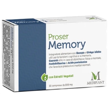 PROSER MEMORY 30 Compresse
